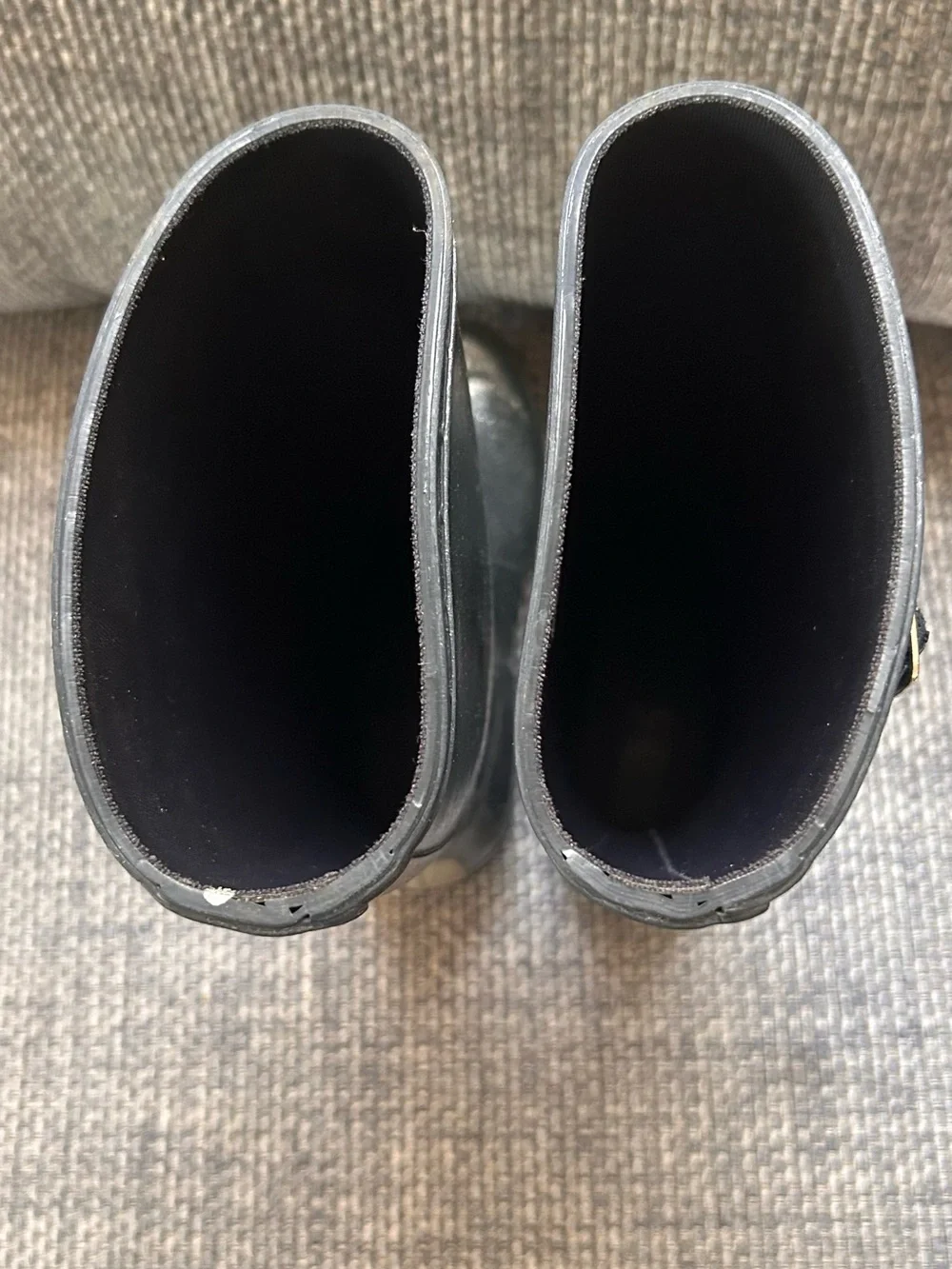 Hunter Starcloud Glitter Rain Boots fin navy size 2 kids great condition